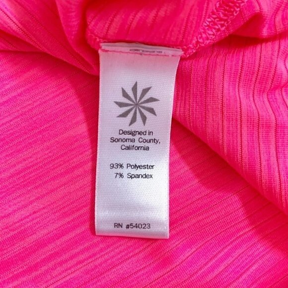 5/$25 Athleta pink racerback sleeveless workout running yoga tank top - Small - Picture 9 of 9